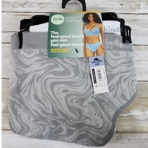 Kindly Yours 3-PACK Sustainable Seamless Thongs/Panties Womens Size XXL NWT (20)